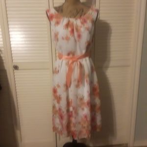 Connected Apparel Floral Dress.